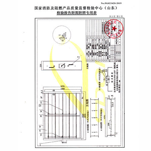 排煙防火閥2000×1000對